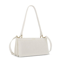 Load image into Gallery viewer, Abigail Clutch - Recycled Vegan Bag - Coconut Pleated