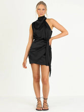 Load image into Gallery viewer, Sweetkama Ladies Halter Sleeveless Daily Party Dress