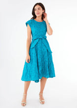 Load image into Gallery viewer, Olivia Dress Turquoise Cloud Organza