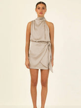 Load image into Gallery viewer, Sweetkama Ladies Halter Sleeveless Daily Party Dress