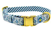 Load image into Gallery viewer, Blue Oyster Dog Collar