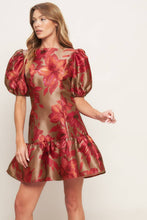 Load image into Gallery viewer, A printed woven mini dress - ID23093