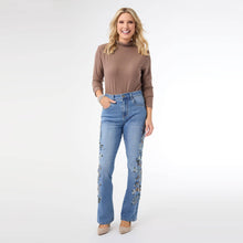 Load image into Gallery viewer, EverStretch Baby Bootcut with Side Embroidery - Fall