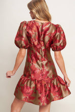 Load image into Gallery viewer, A printed woven mini dress - ID23093