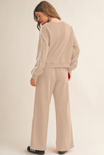 Load image into Gallery viewer, Stripe Cropped Top & Wide Leg Pants 2pcs Set | S-XL