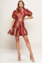 Load image into Gallery viewer, A printed woven mini dress - ID23093