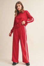 Load image into Gallery viewer, Stripe Cropped Top & Wide Leg Pants 2pcs Set | S-XL