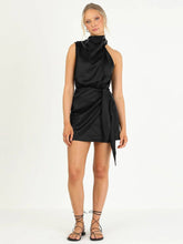 Load image into Gallery viewer, Sweetkama Ladies Halter Sleeveless Daily Party Dress