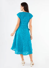 Load image into Gallery viewer, Olivia Dress Turquoise Cloud Organza