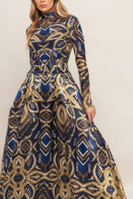 Load image into Gallery viewer, A printed woven maxi full skirt - IK7711