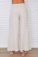 Load image into Gallery viewer, LINEN SMOCKED WAIST PALAZZO PANT (23.2275/224019/80806-LINEN