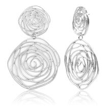 Load image into Gallery viewer, Floral Statement Earrings: Bold & Beautiful Accessory