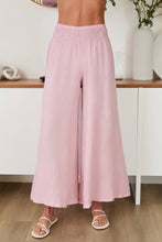 Load image into Gallery viewer, LINEN SMOCKED WAIST PALAZZO PANT (23.2275/224019/80806-LINEN
