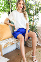 Load image into Gallery viewer, Sequin Short-Sleeve Party Clubwear Blouse VT60101