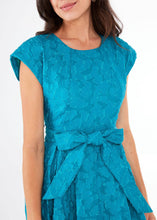 Load image into Gallery viewer, Olivia Dress Turquoise Cloud Organza