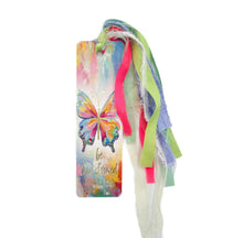 Load image into Gallery viewer, Be Transformed Butterfly Tassel Bible Bookmark