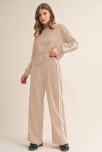 Load image into Gallery viewer, Stripe Cropped Top & Wide Leg Pants 2pcs Set | S-XL