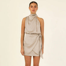 Load image into Gallery viewer, Sweetkama Ladies Halter Sleeveless Daily Party Dress