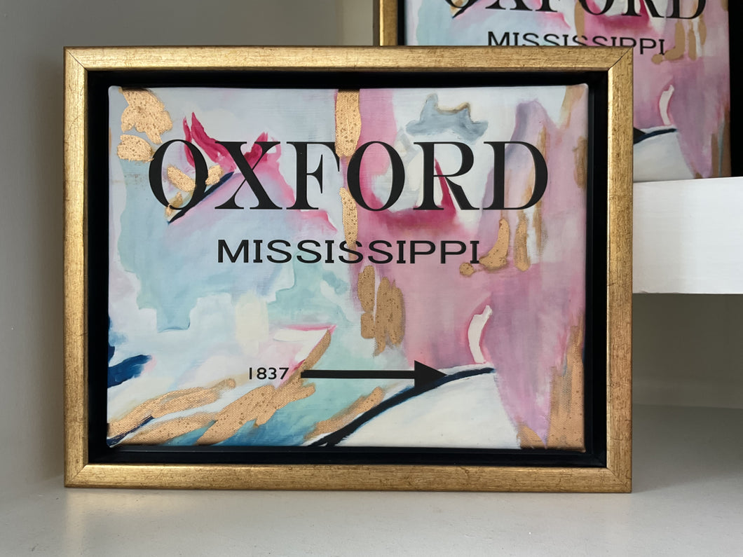 9x12 Framed Oxford Print