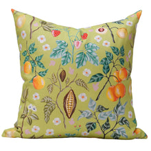 Load image into Gallery viewer, Harvest Garden in Chartreuse Pillow
