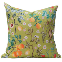 Load image into Gallery viewer, Harvest Garden in Chartreuse Pillow
