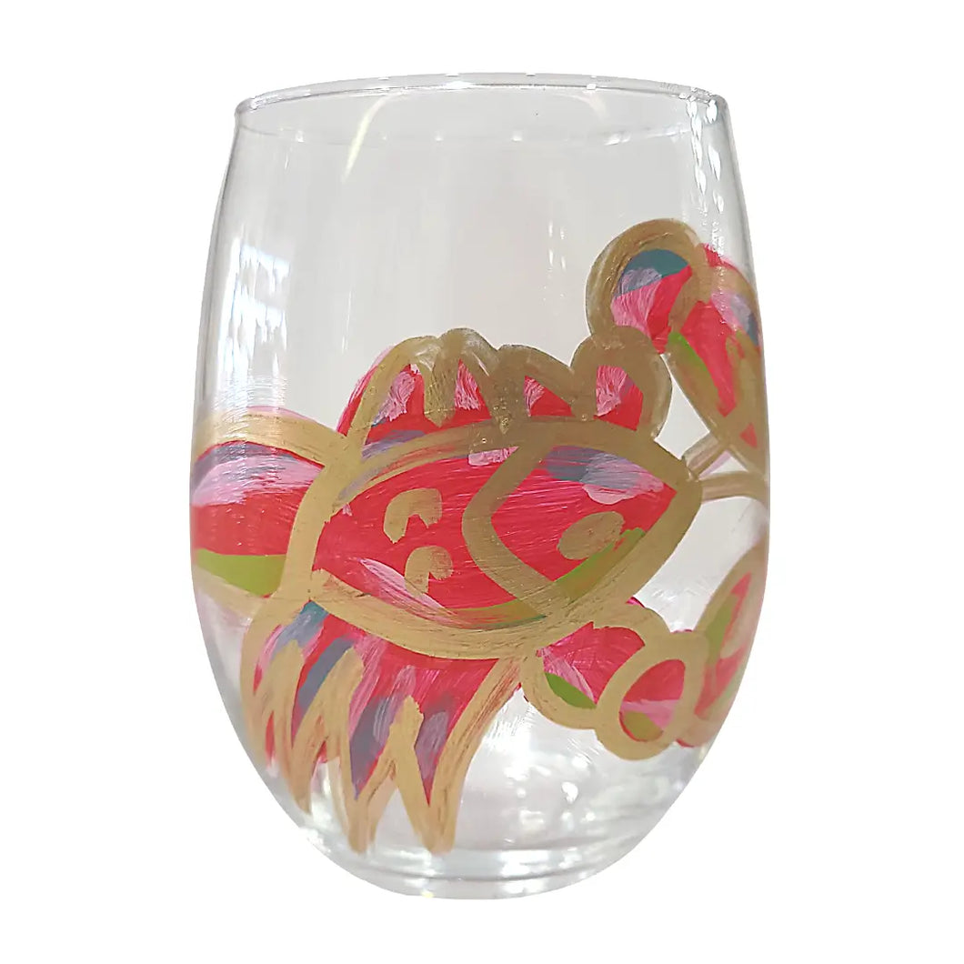 Crawfish Wine Glass