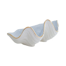 Load image into Gallery viewer, Clam Shell Bowl Pale Sheer Blue
