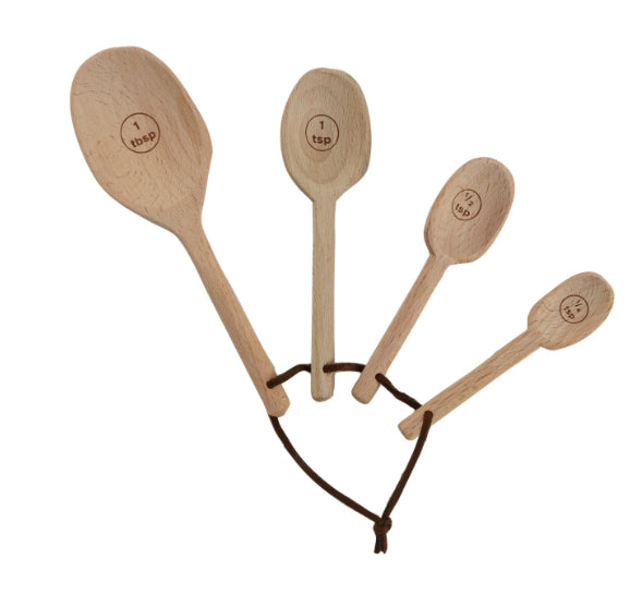 Beech Wood Measuring Spoons