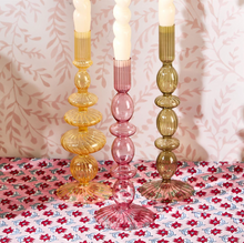 Load image into Gallery viewer, Blown Glass Candleholder
