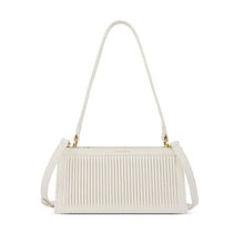Load image into Gallery viewer, Abigail Clutch - Recycled Vegan Bag - Coconut Pleated