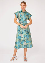 Load image into Gallery viewer, Harper Dress Sage Mum Jacquard