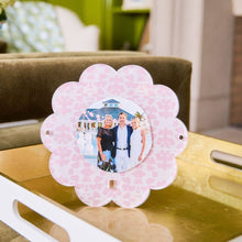 Load image into Gallery viewer, Chintz Rose Acrylic Round Picture Frame