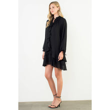 Load image into Gallery viewer, Long Sleeve Flutter Dress