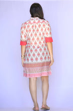 Load image into Gallery viewer, Amelia Dress - Beige/red
