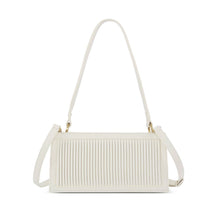 Load image into Gallery viewer, Abigail Clutch - Recycled Vegan Bag - Coconut Pleated