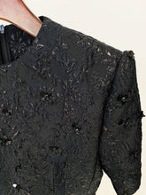 Load image into Gallery viewer, Jacquard Beading Short-sleeved Dress