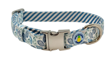 Load image into Gallery viewer, Blue Oyster Dog Collar