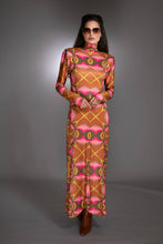 Load image into Gallery viewer, CW- Cowl Neck Long Sleeve Dress