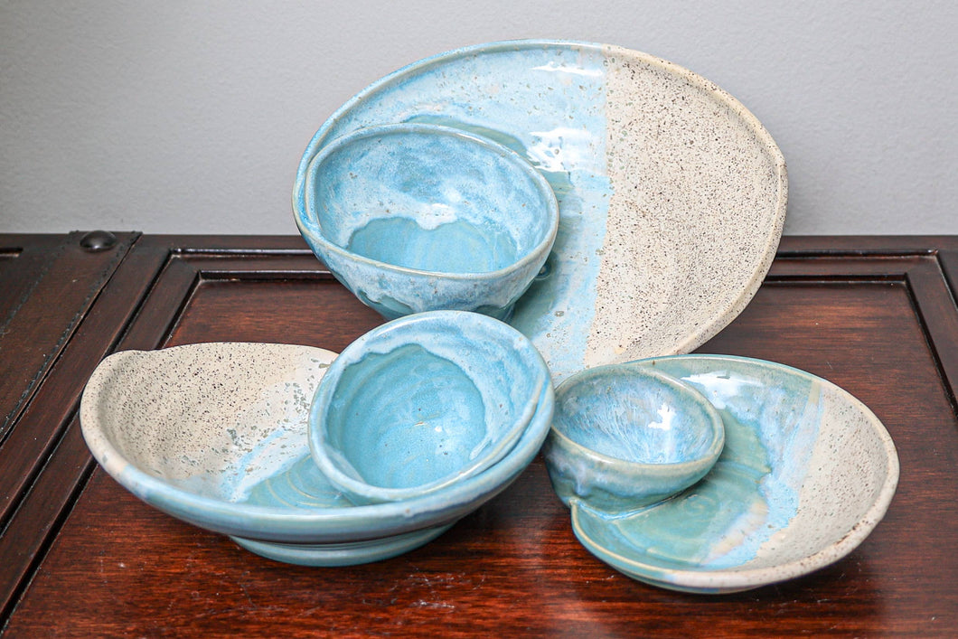 Coastal Swirly Bowls
