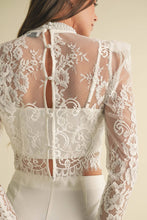 Load image into Gallery viewer, Romantic Lace Long sleeve Blouse Top
