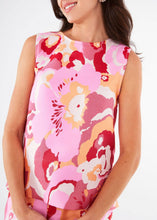 Load image into Gallery viewer, Zoe Top Pink Retro Jacquard
