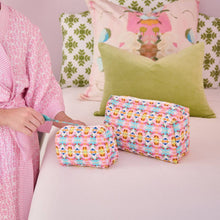 Load image into Gallery viewer, Sumner Pink Large Cosmetic Bag
