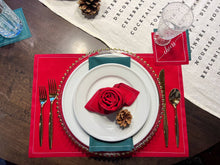 Load image into Gallery viewer, The Red Carpet Cheers Luxury Disposable Cotton Napkins
