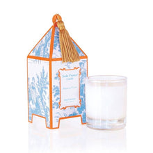 Load image into Gallery viewer, French Tulip Toile Mini Pagoda Box Candle
