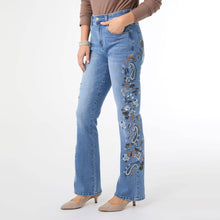 Load image into Gallery viewer, EverStretch Baby Bootcut with Side Embroidery - Fall
