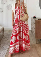 Load image into Gallery viewer, Resort Style Sea Creature Print Slip Dress
