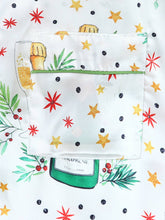 Load image into Gallery viewer, Bottle Star &amp; Goblet Print Comfy Pajama Set
