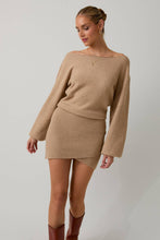 Load image into Gallery viewer, BOAT NECK SWEATER DRESS
