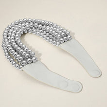 Load image into Gallery viewer, * CHUNKY BEADED LAYERED NECKLACE Faux leather neck magnetic
