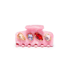 Load image into Gallery viewer, RHUBARB MINI CRYSTAL CLAW CLIP
